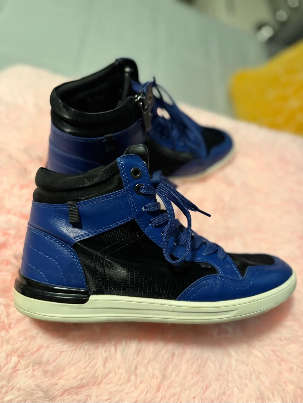Aldo Men's High-Top Sneakers - Blue & Black